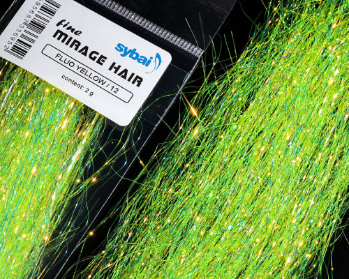 Fine Mirage Hair, Fluo Yellow / 12 Fine Mirage Hair, Fluo Yellow / 12
